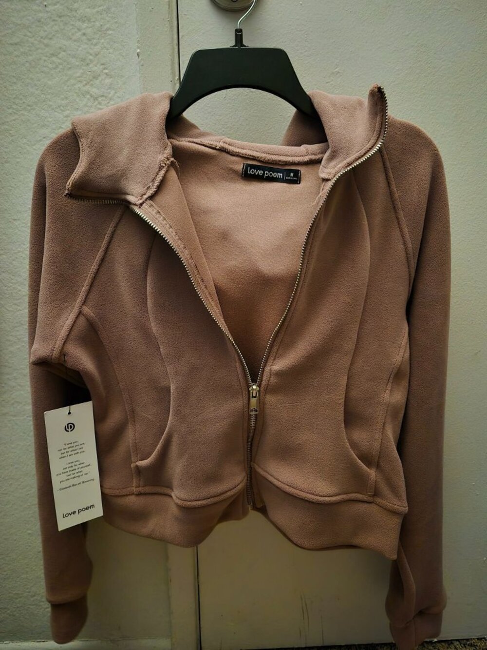 Love Poem zip up hoodie